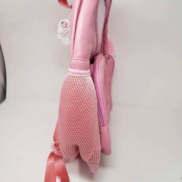 NEW! Stay Peachy 2020 Backpack Pink Heart Cutout Detail - Picture 4 of 9